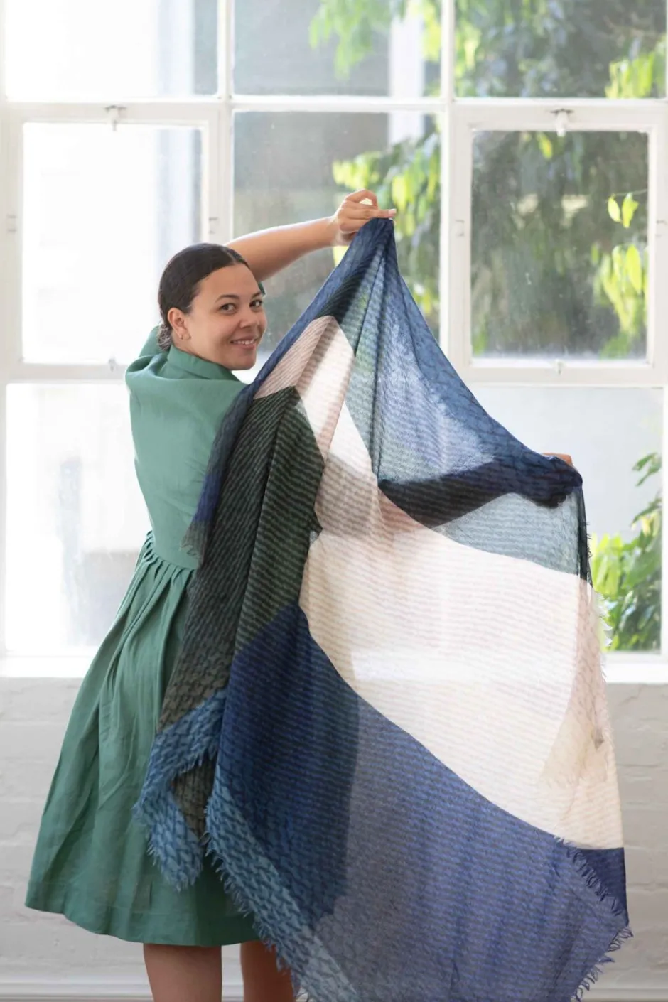 Outlet Lazybones Annica Scarf Seascape