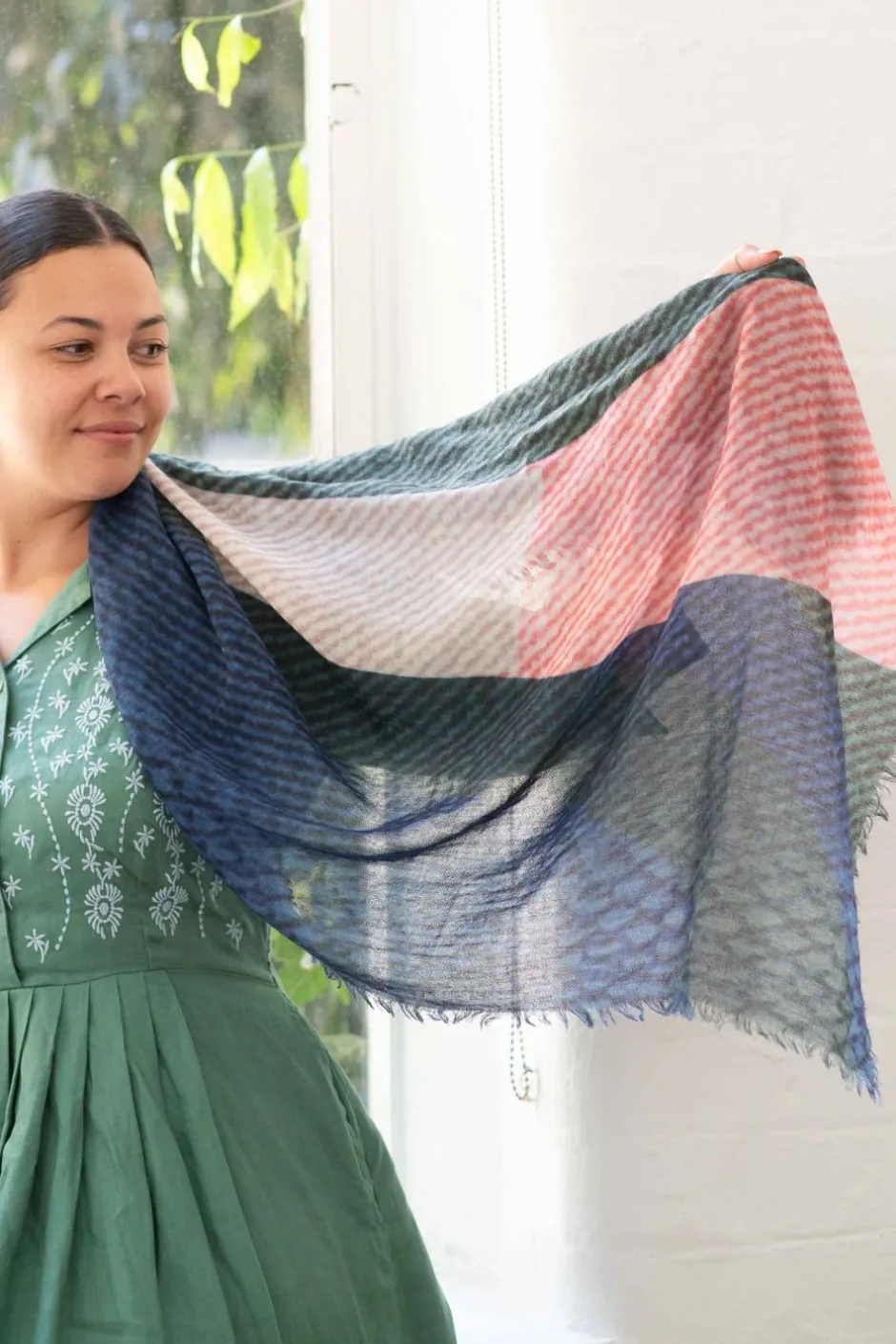 annica_scarf_seascape_2.webp Outlet Lazybones Annica Scarf Seascape