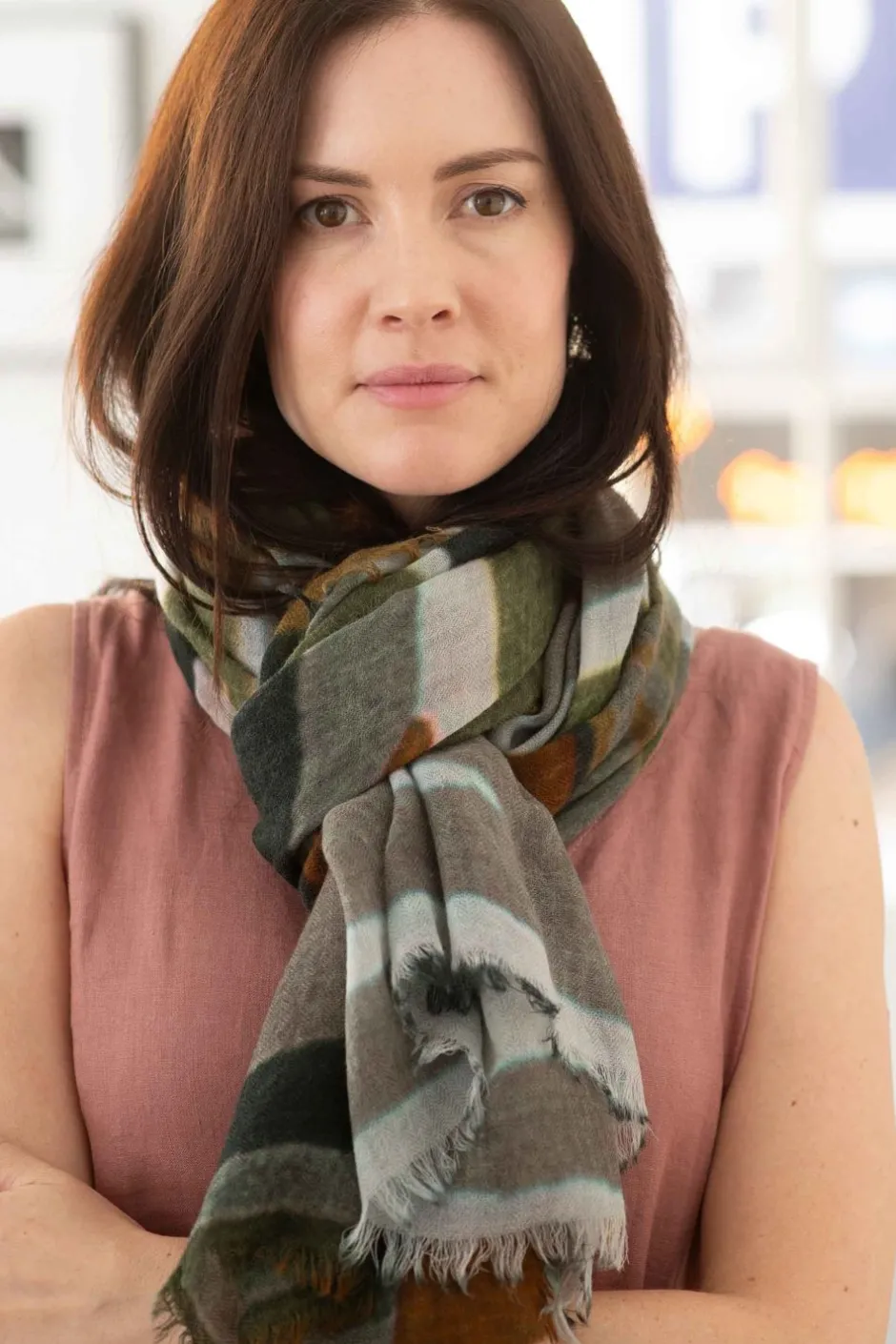 annica_scarf_woodland_3.webp Cheap Lazybones Annica Scarf Woodland