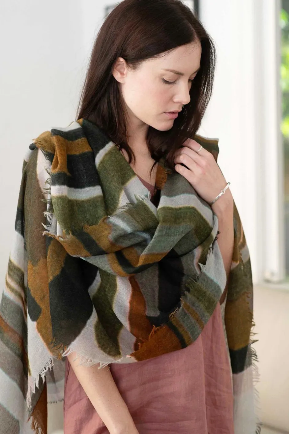 annica_scarf_woodland_4.webp Cheap Lazybones Annica Scarf Woodland