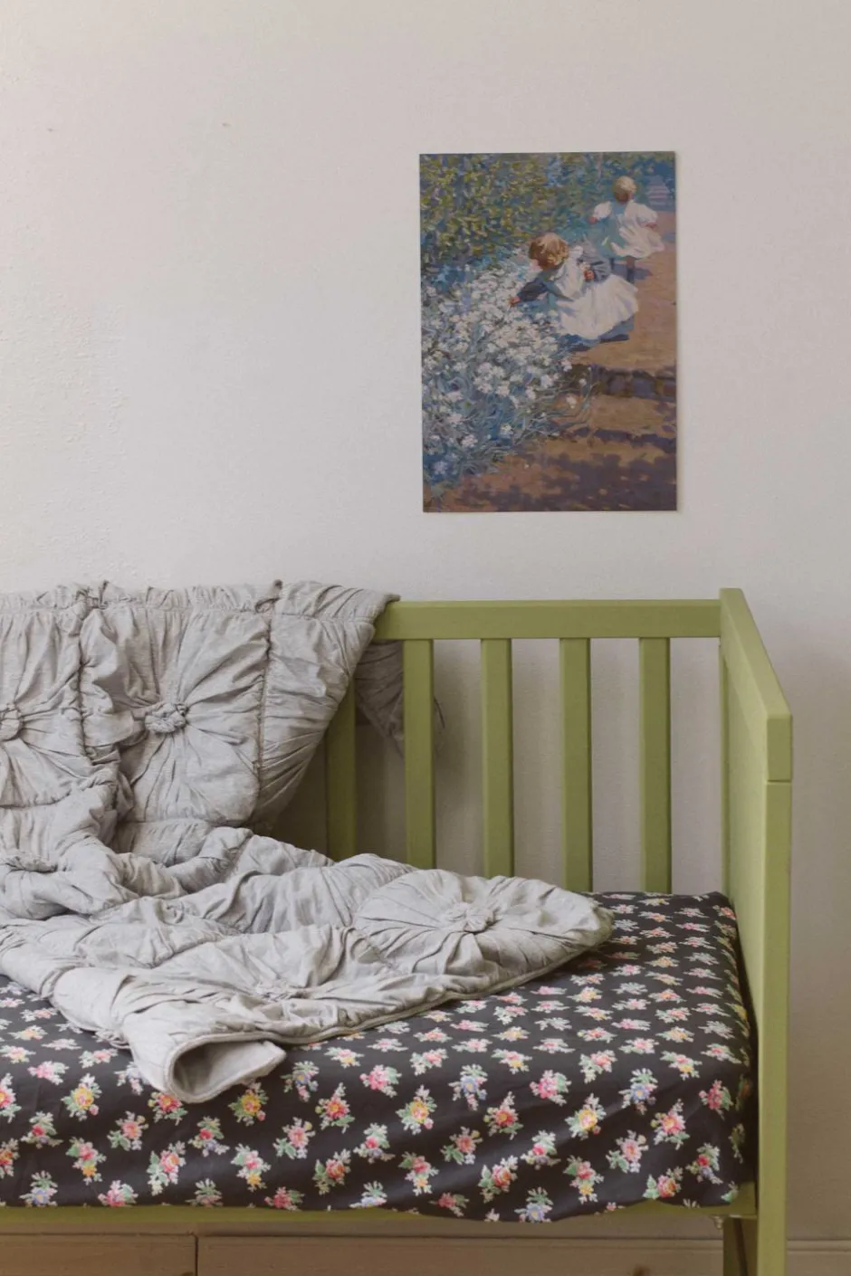 Cheap Lazybones Art Print - Picking Flowers