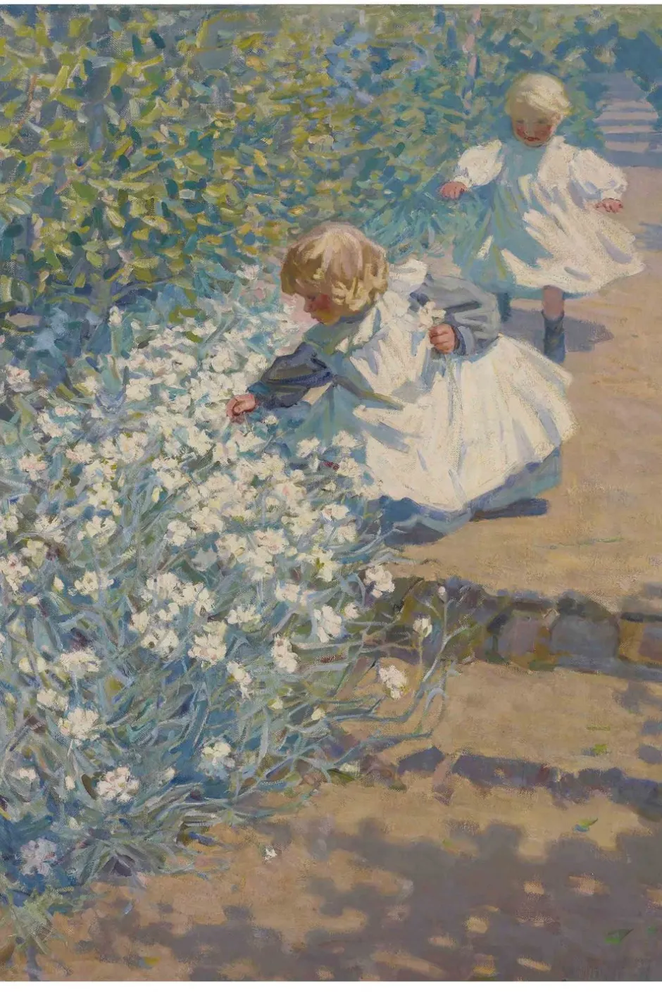 Cheap Lazybones Art Print - Picking Flowers