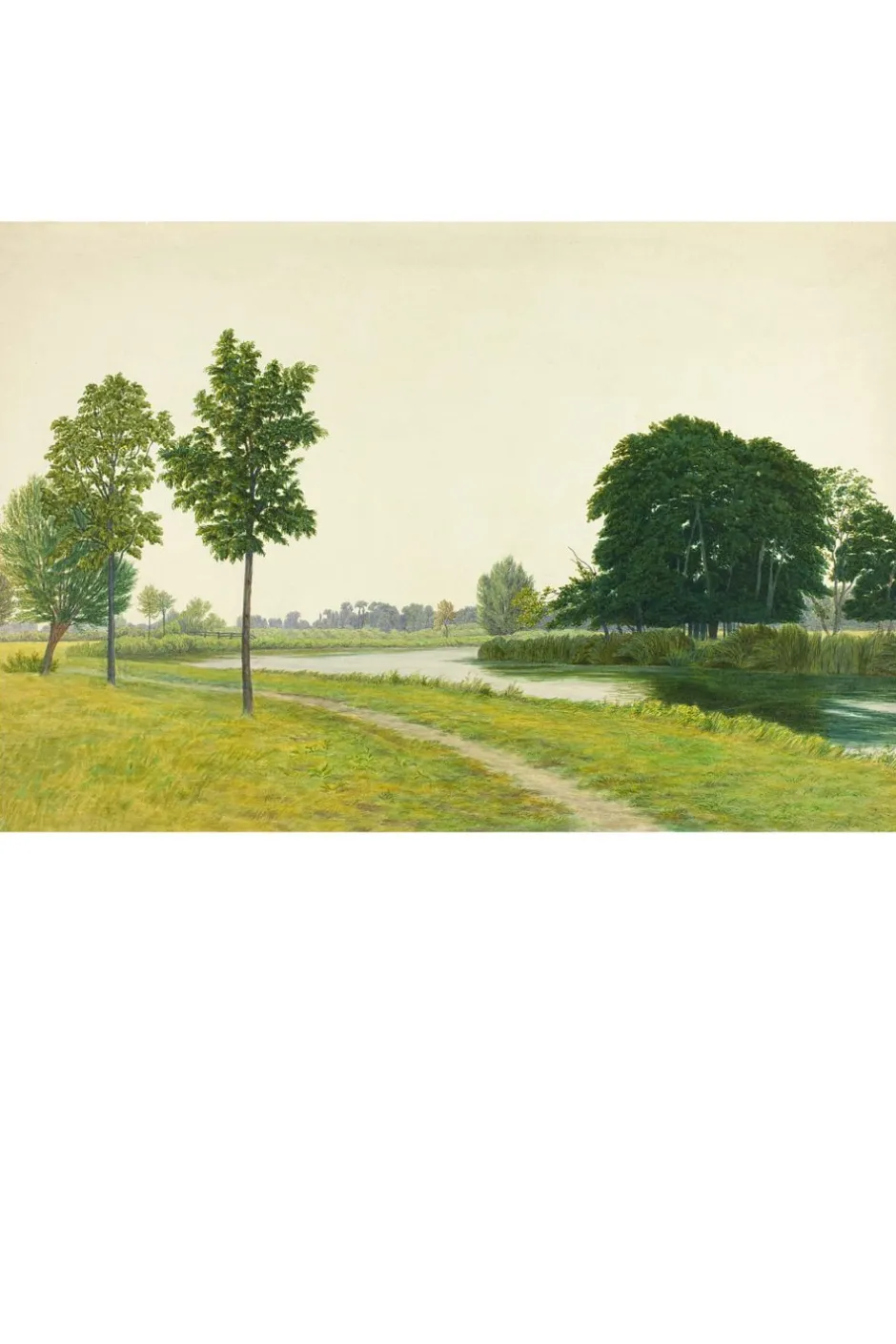 New Lazybones Art Print - Tranquil Park
