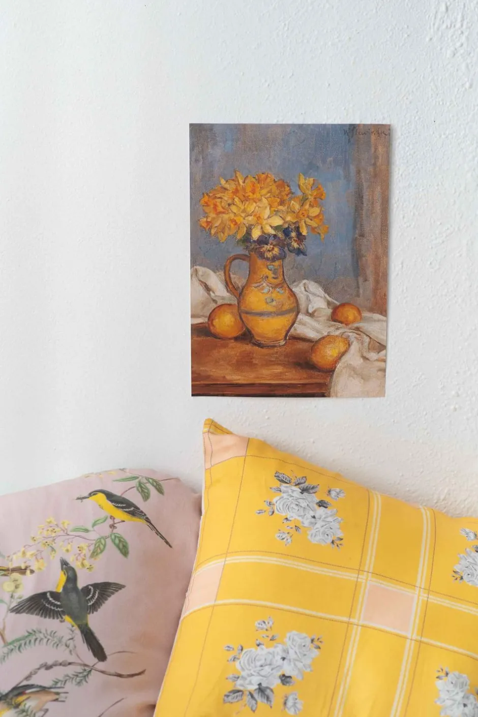 New Lazybones Art Print Daffodils Lemons