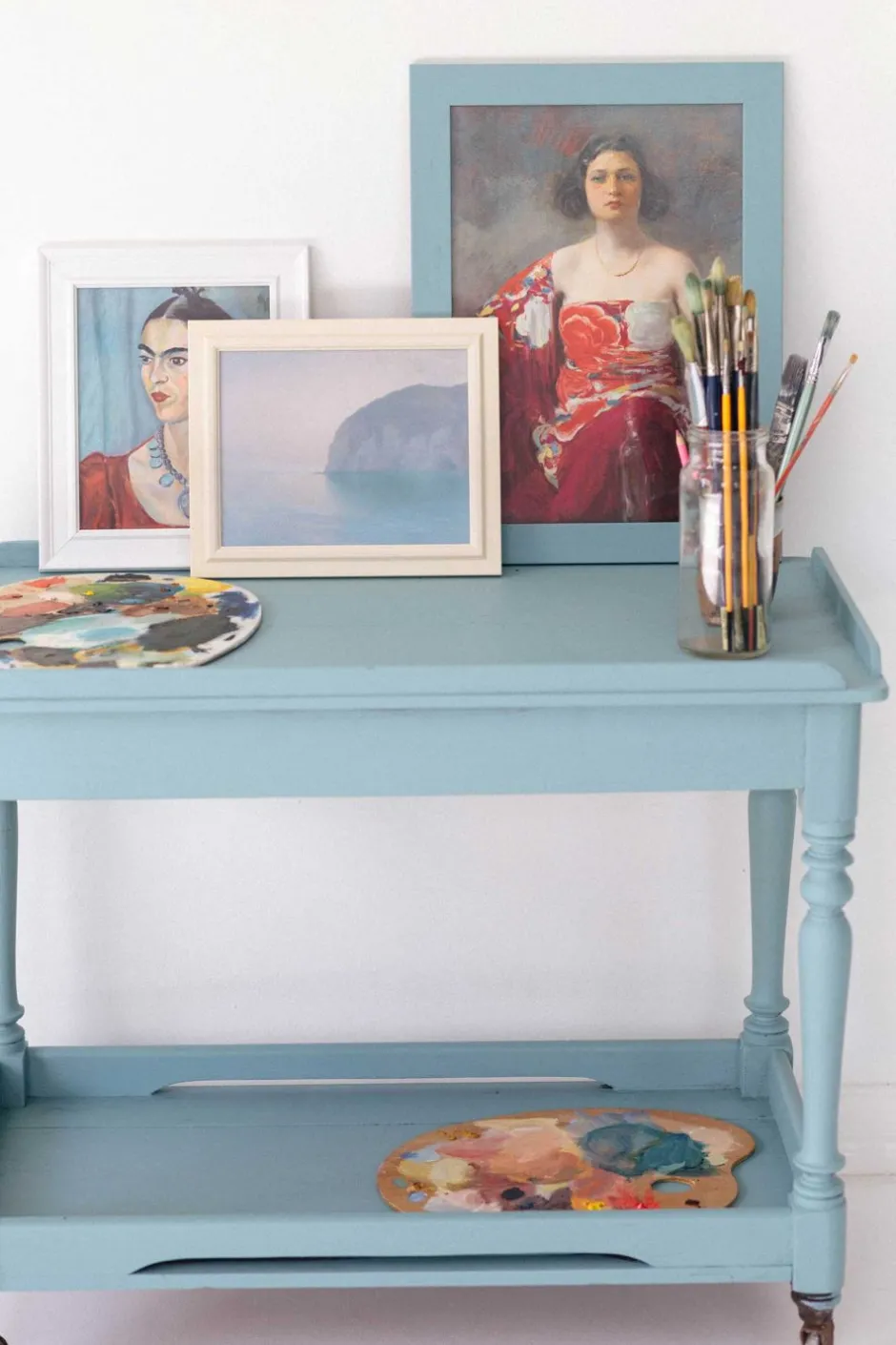 New Lazybones Art Print Set - Blue Light