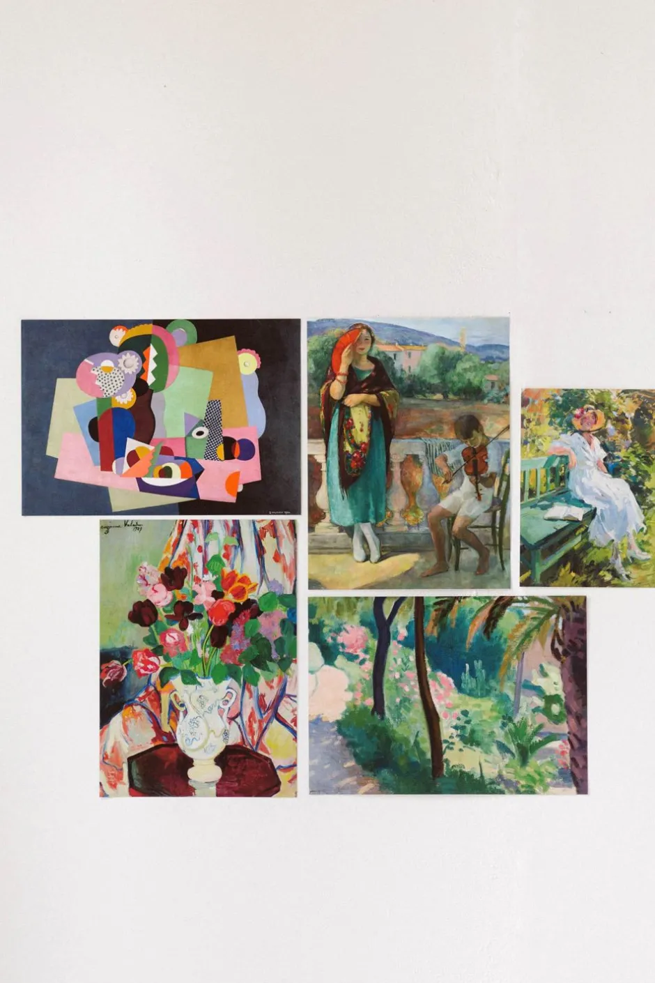 Fashion Lazybones Art Print Set - On The Balcony