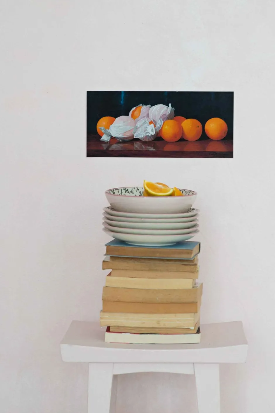 Cheap Lazybones Art Print Wrapped Oranges