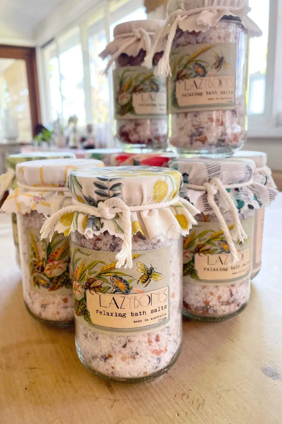 Clearance Lazybones Bath Salts - Lavender