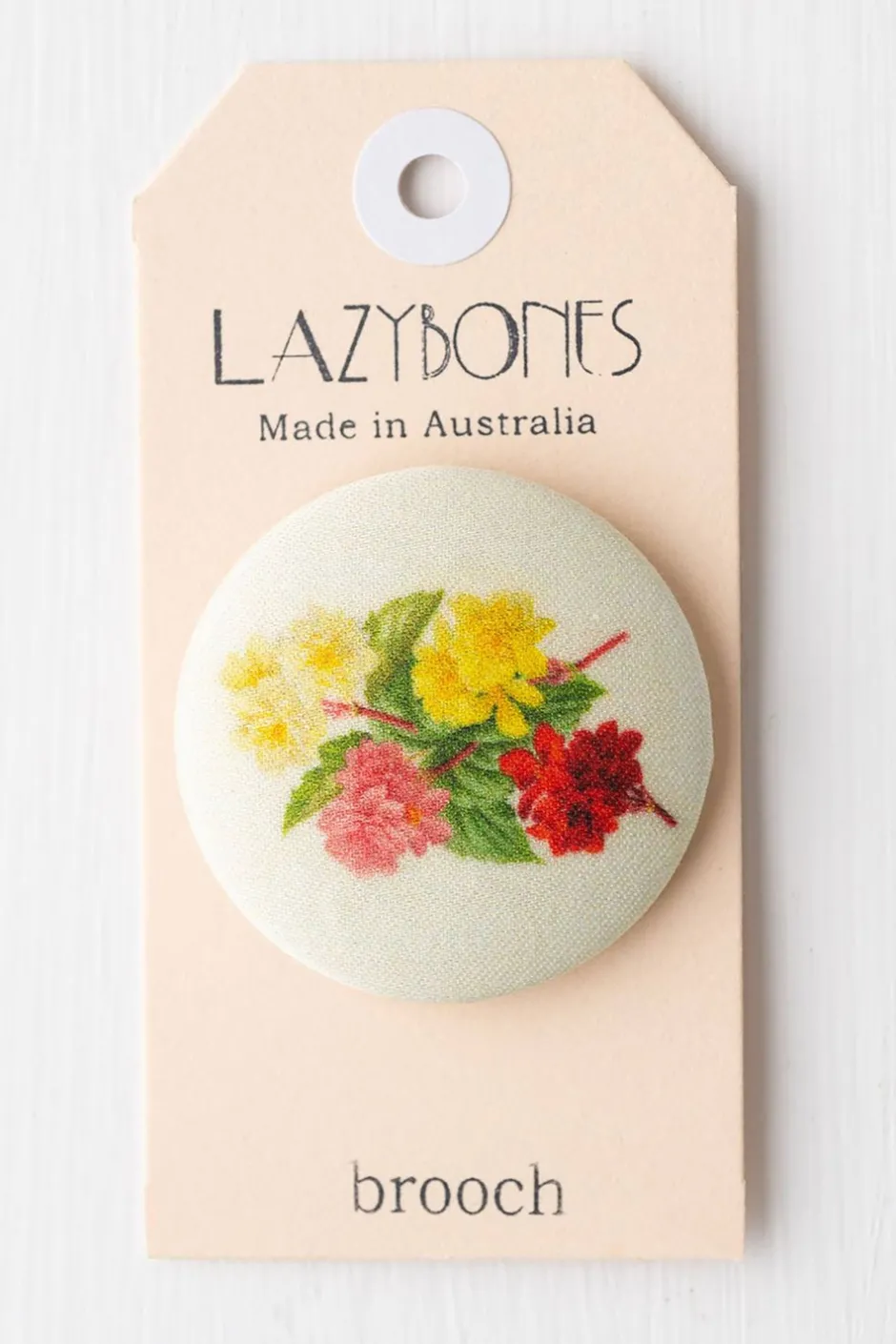 Fashion Lazybones Bouquet Brooch