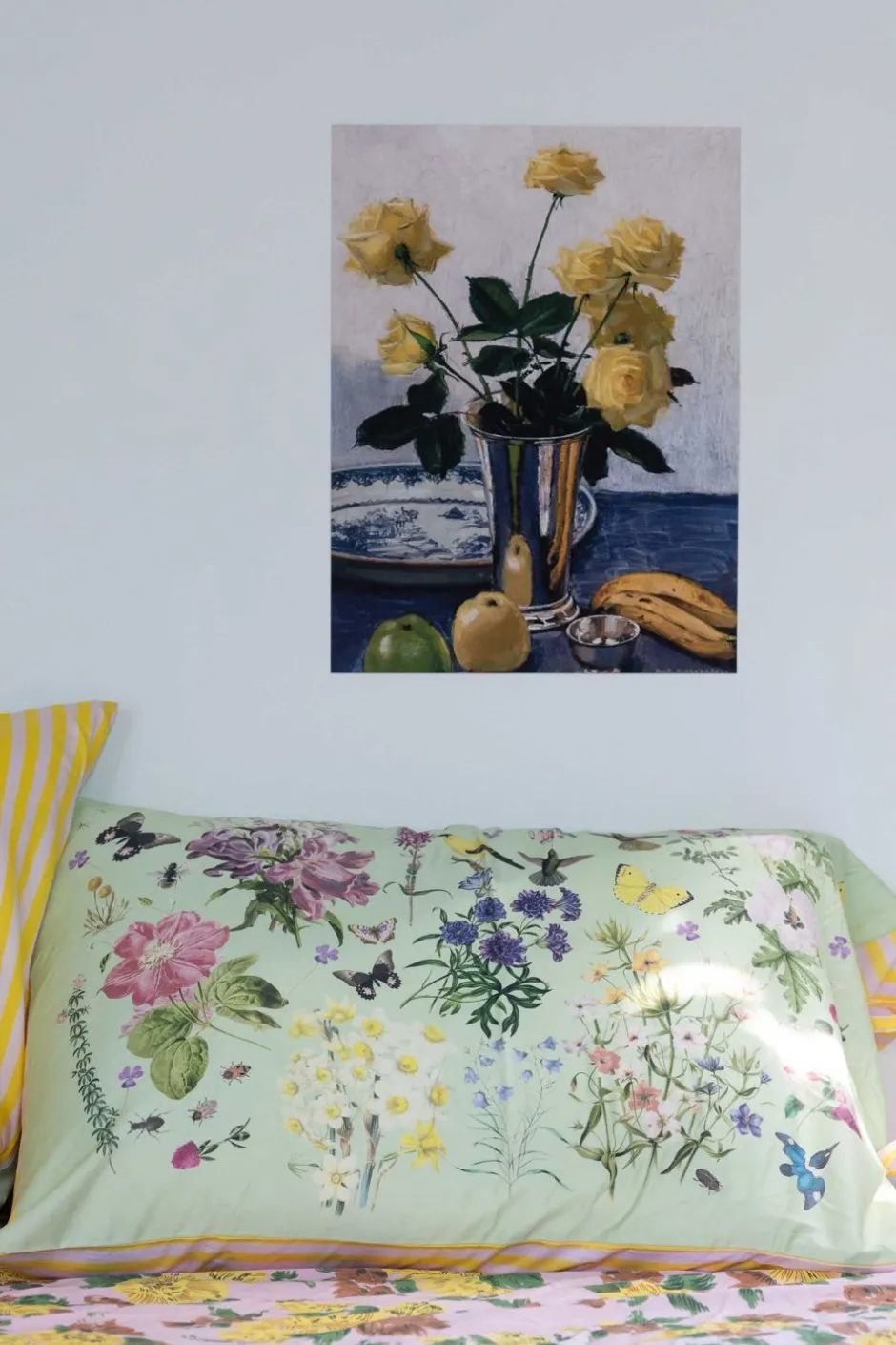 New Lazybones Busy Garden Pillowcase Set *Organic Cotton