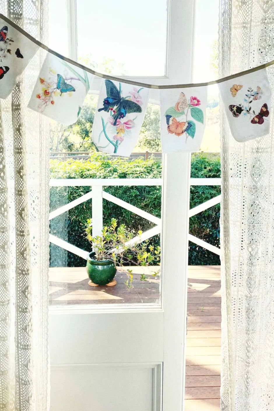 Discount Lazybones Butterflies Garland *Organic Cotton