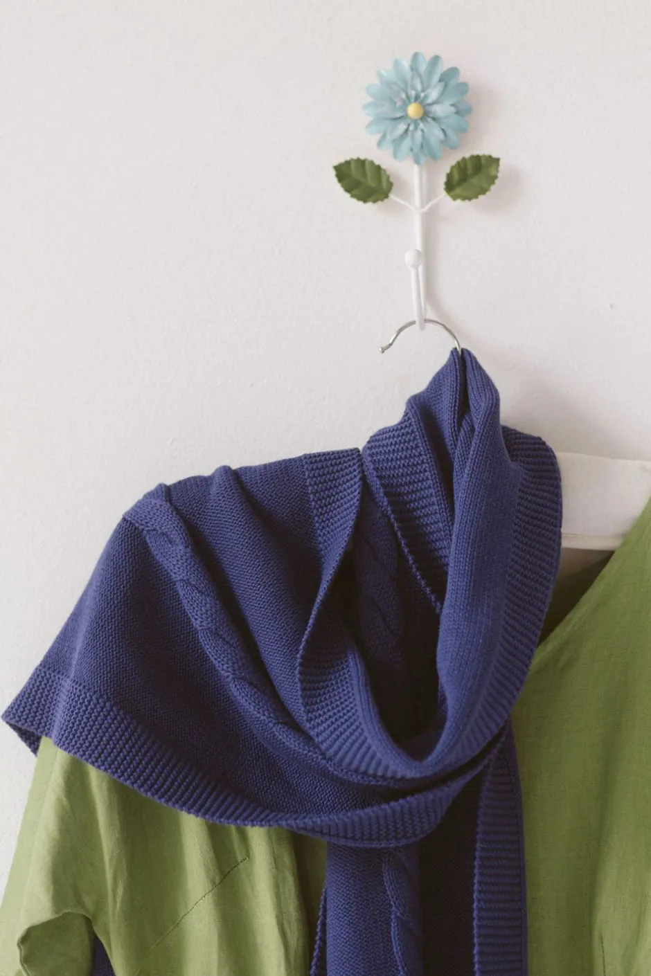 cable_scarf_indigo_organic_cotton_4.webp New Lazybones Cable Scarf Indigo *Organic Cotton