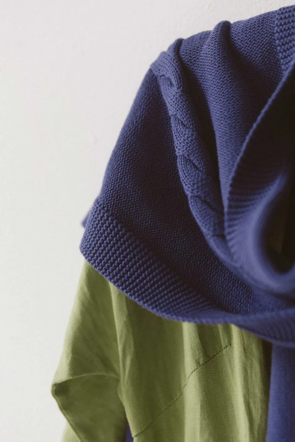 cable_scarf_indigo_organic_cotton_6.webp New Lazybones Cable Scarf Indigo *Organic Cotton