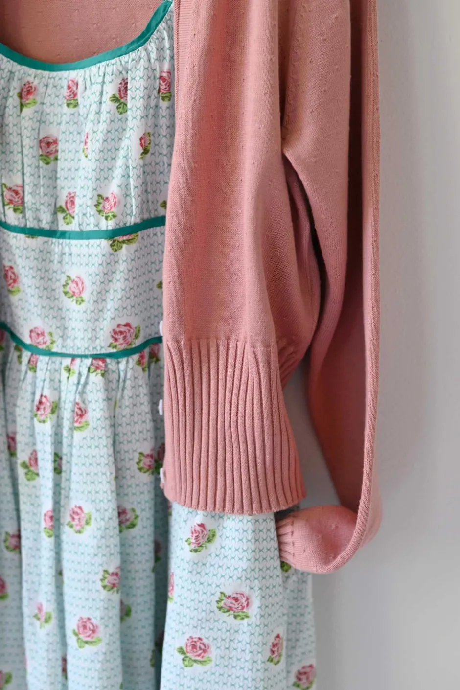 carly_cardigan_in_old_rose_organic_cotton_4.webp Shop Lazybones Carly Cardigan In Old Rose *Organic Cotton