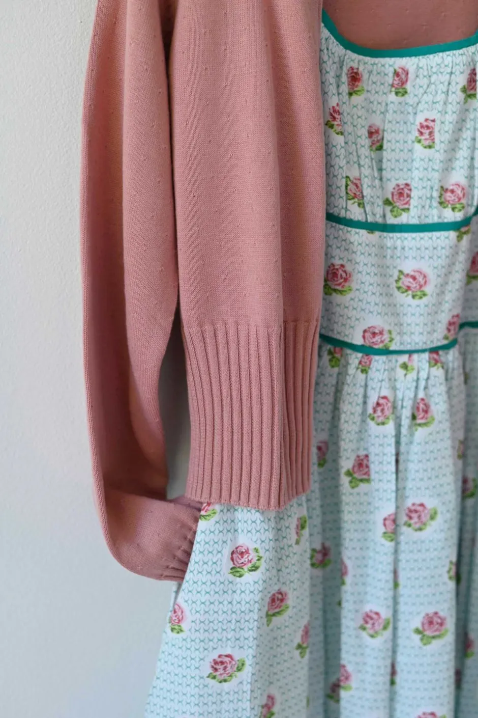 carly_cardigan_in_old_rose_organic_cotton_5.webp Shop Lazybones Carly Cardigan In Old Rose *Organic Cotton