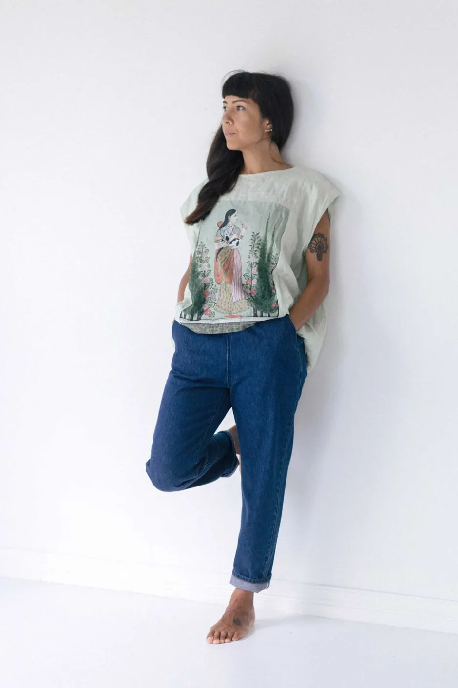 Best Sale Lazybones Celine Pant In Lightweight Denim *Organic Cotton