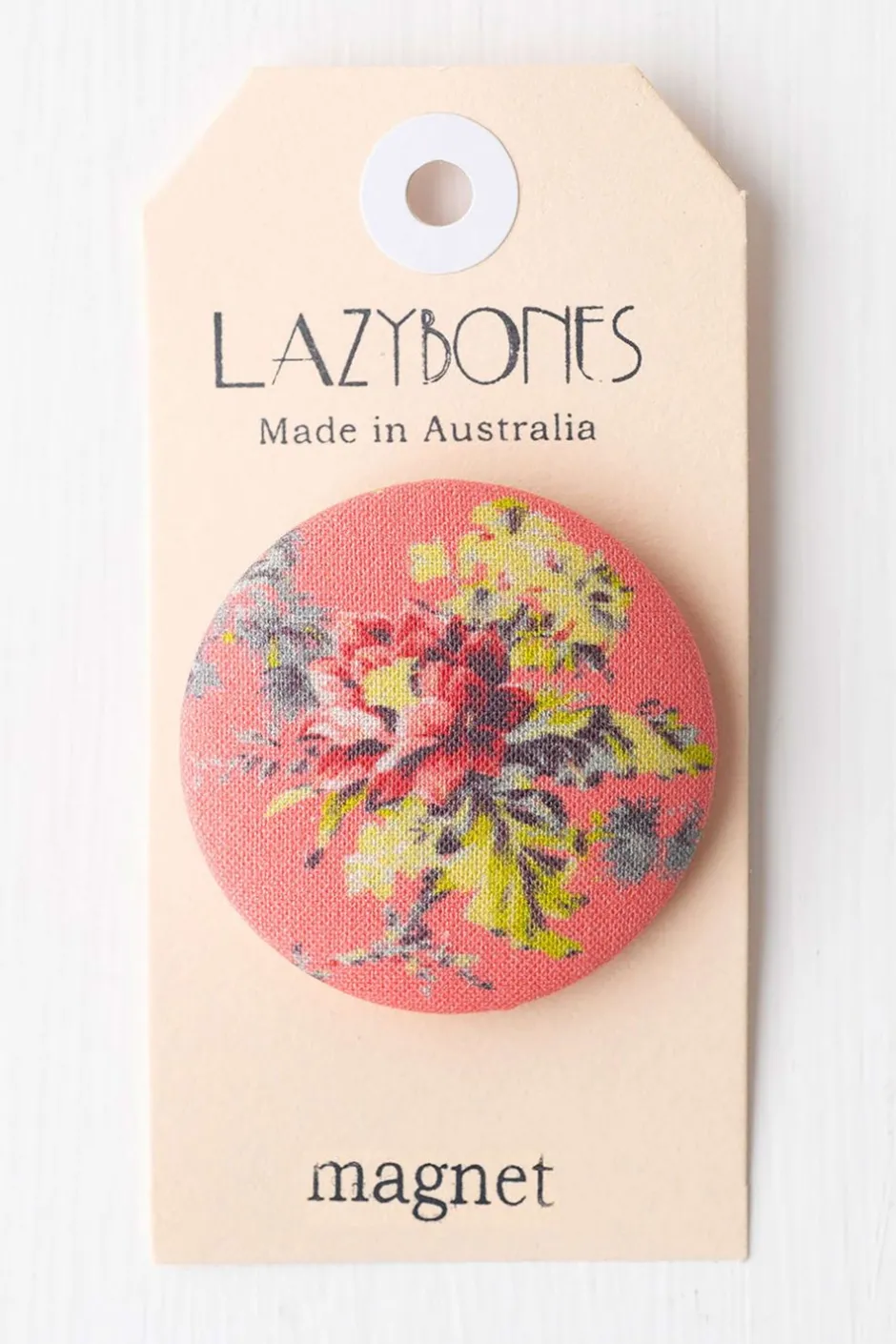 Best Lazybones Coral Floral Magnet