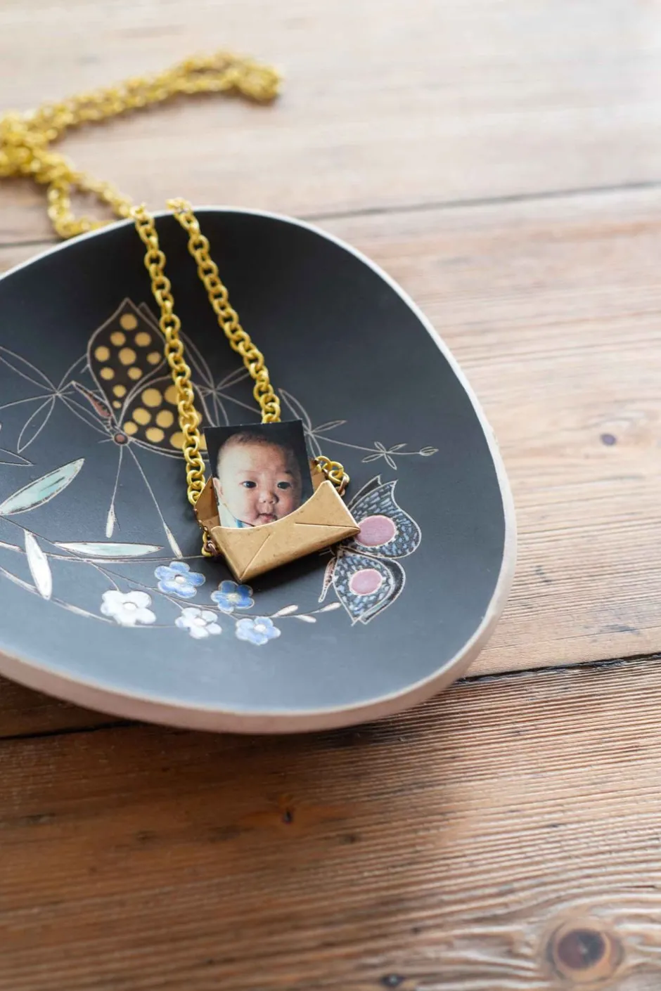New Lazybones Envelope Necklace