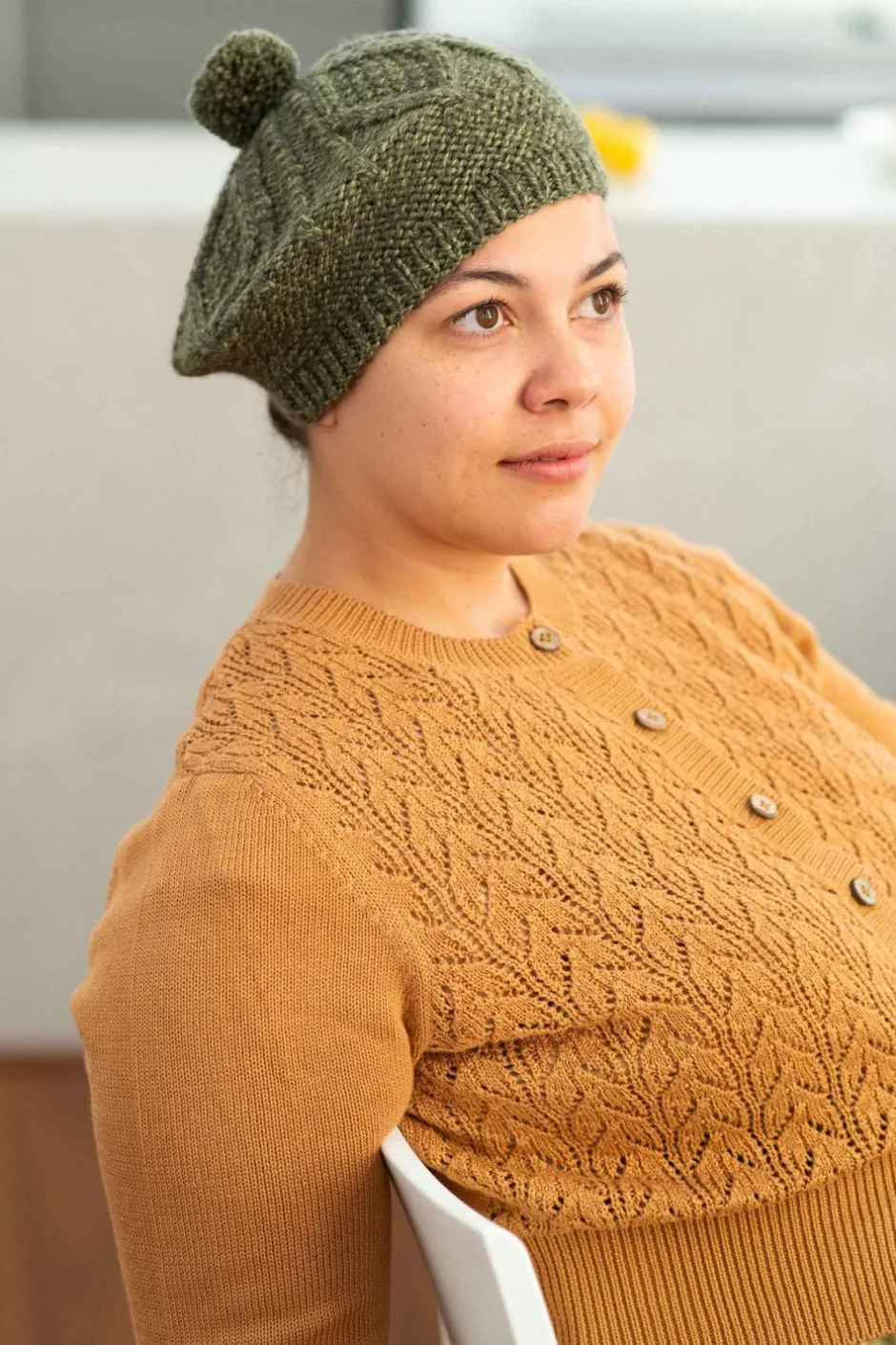 farragh_beret_green_4.webp Discount Lazybones Farragh Beret Green