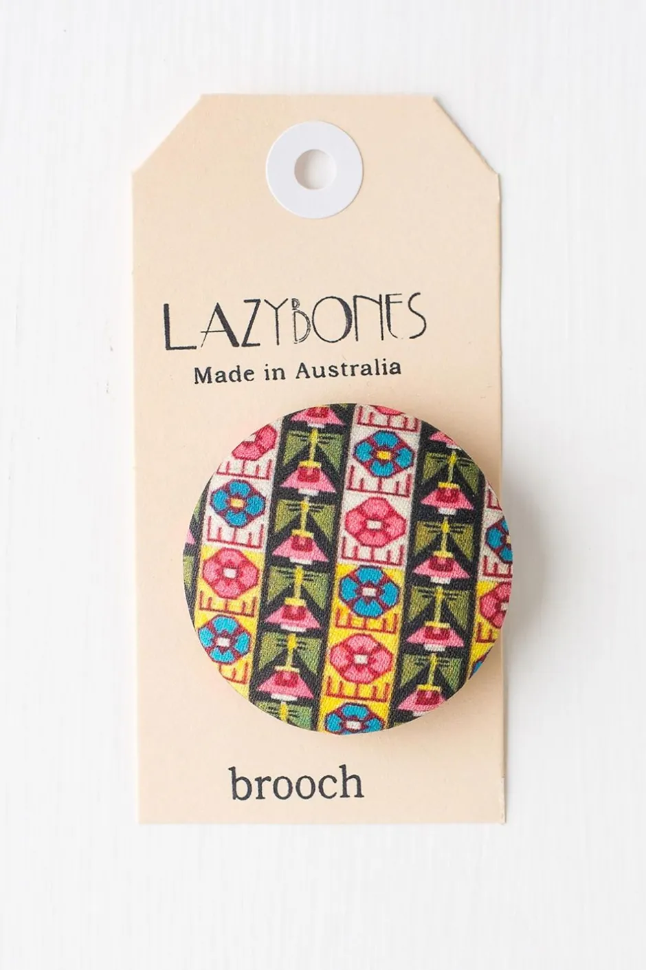 Outlet Lazybones Geo Brooch