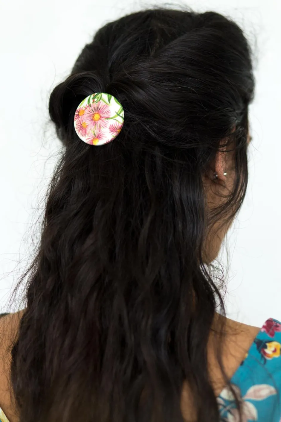 Sale Lazybones Hair Button Aster