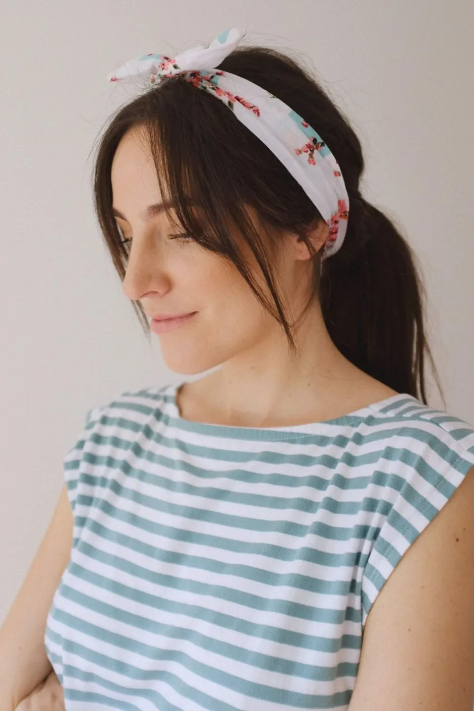 hair_wrap_in_coral_bay_2.webp Outlet Lazybones Hair Wrap In Coral Bay