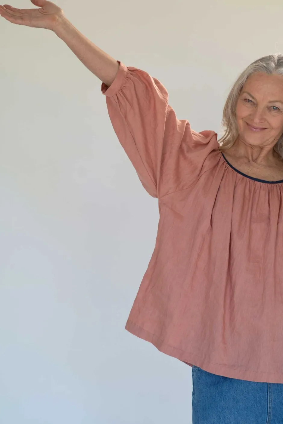Clearance Lazybones Hetti Linen Top Clay