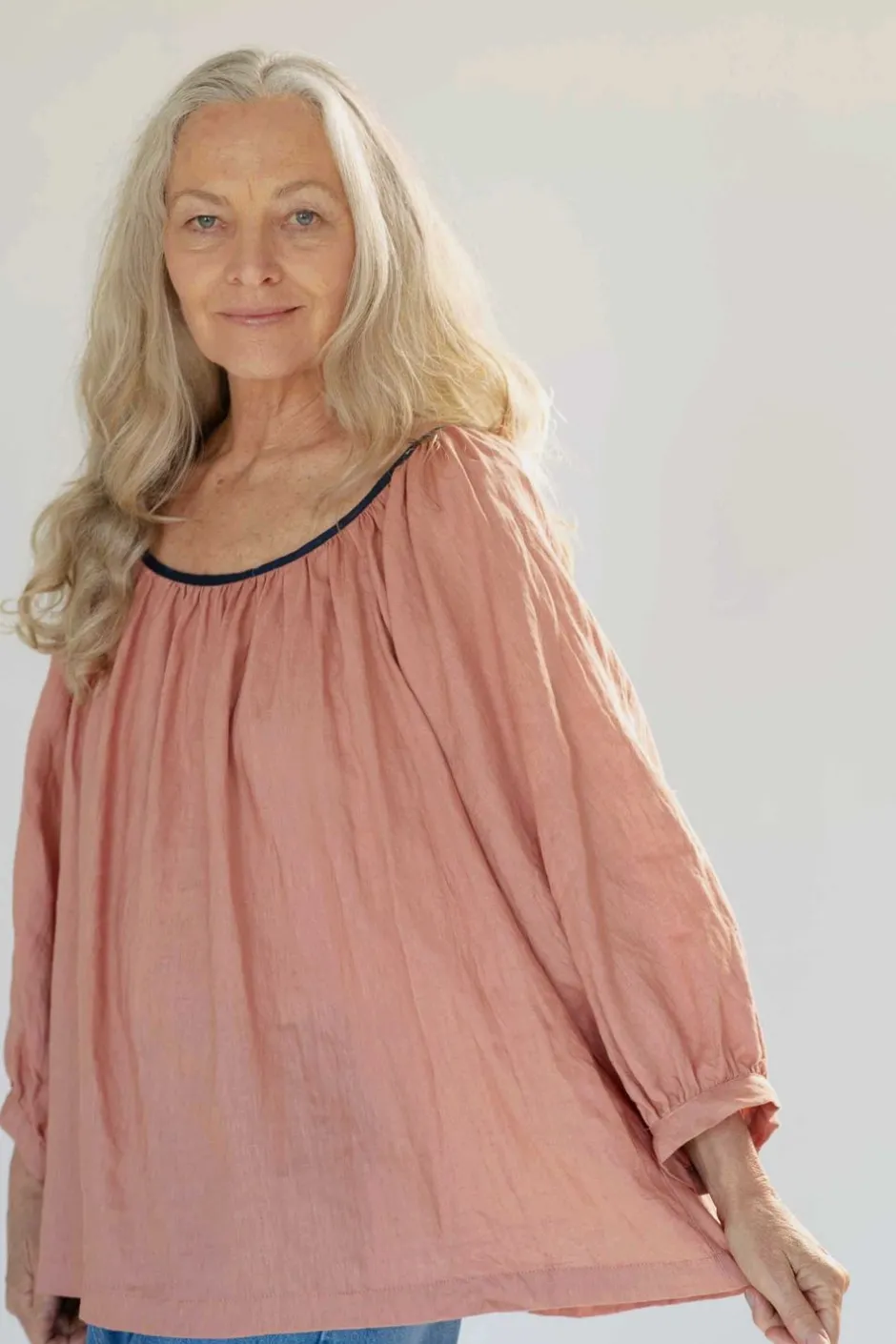 hetti_linen_top_clay_2.webp Clearance Lazybones Hetti Linen Top Clay