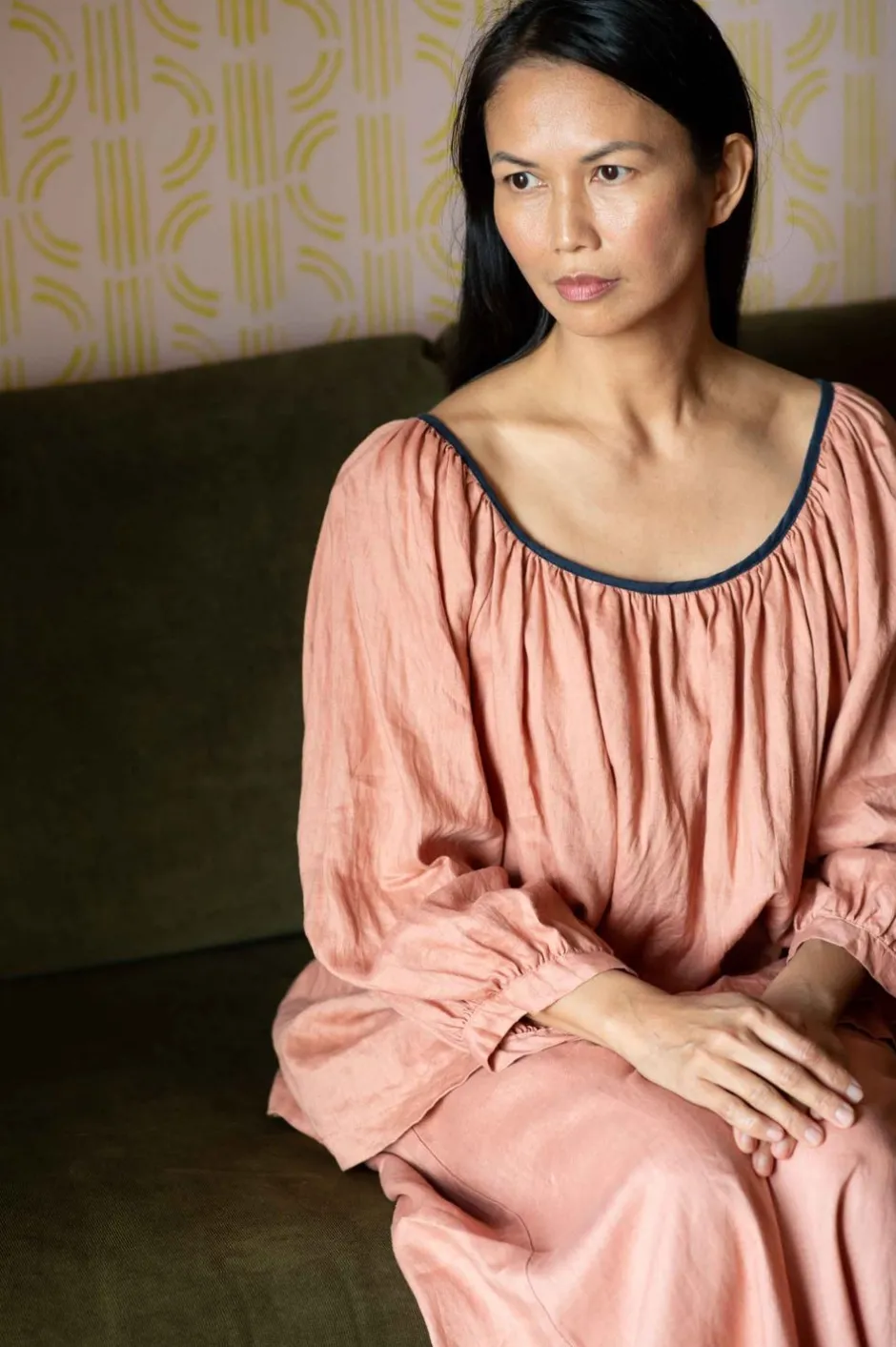hetti_linen_top_clay_4.webp Clearance Lazybones Hetti Linen Top Clay