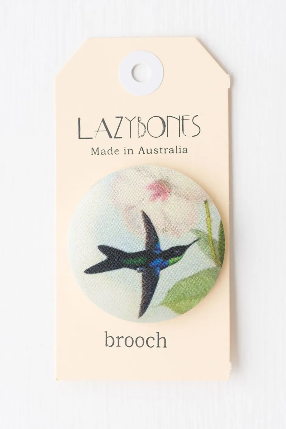 Cheap Lazybones Hummingbird Brooch