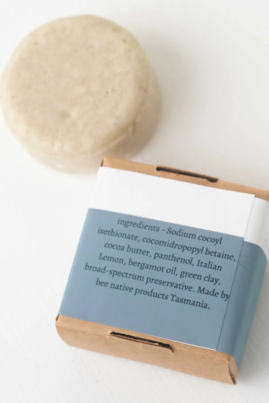 hydrating_shampoo_bar__bergamot__lemon_2.webp Sale Lazybones Hydrating Shampoo Bar - Bergamot & Lemon