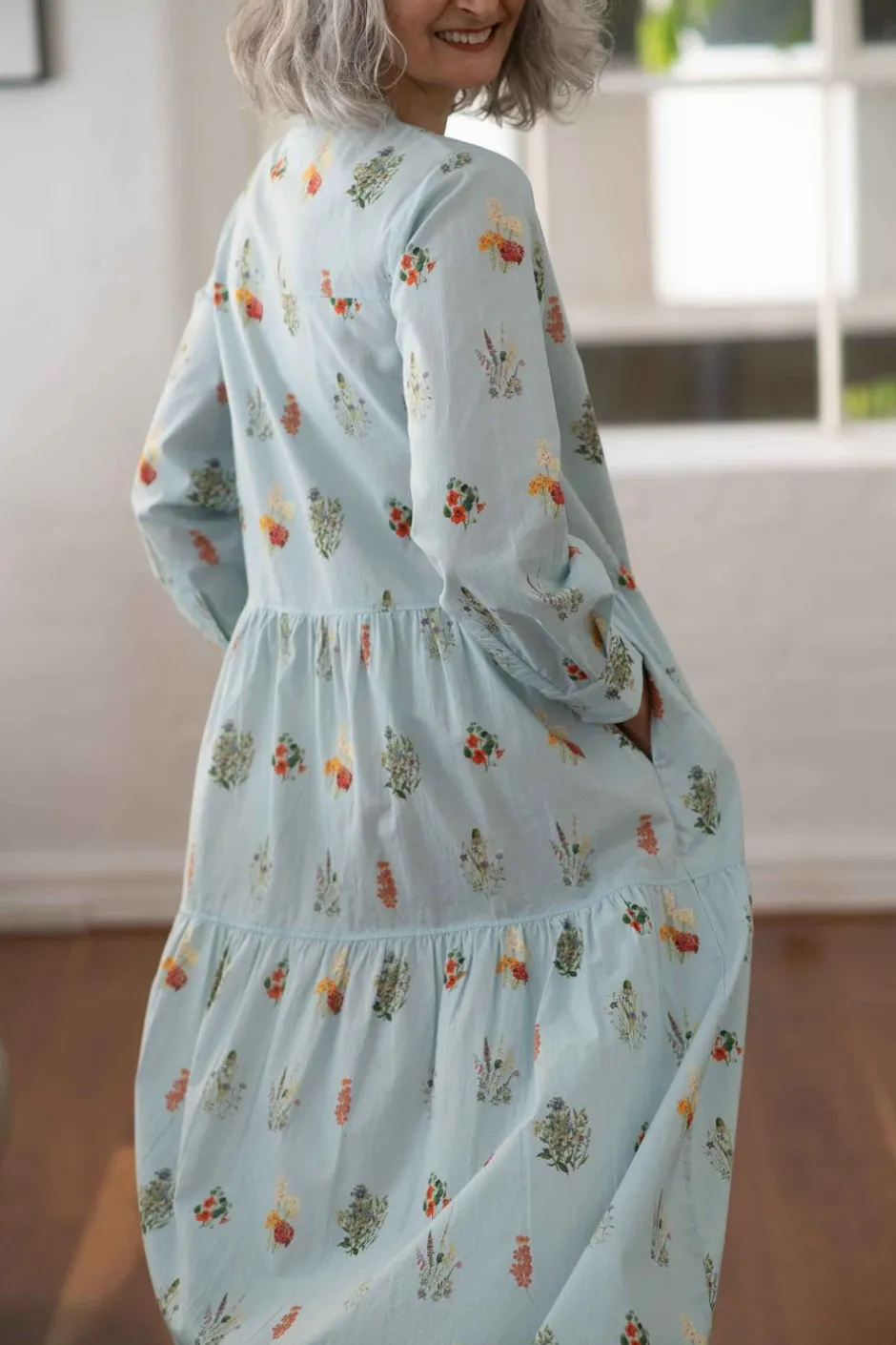 ingrid_dress_wildflowers_organic_cotton_2.webp Cheap Lazybones Ingrid Dress Wildflowers *Organic Cotton