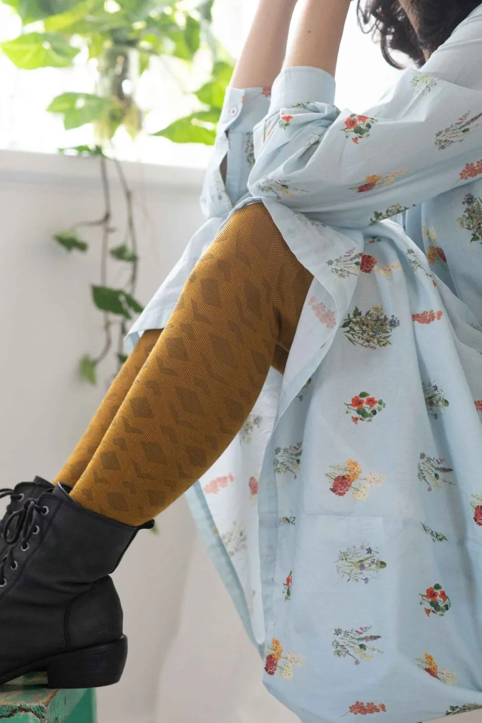ingrid_dress_wildflowers_organic_cotton_3.webp Cheap Lazybones Ingrid Dress Wildflowers *Organic Cotton