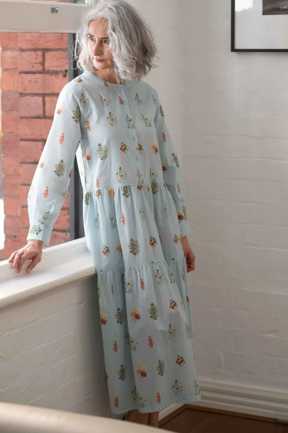 ingrid_dress_wildflowers_organic_cotton_4.webp Cheap Lazybones Ingrid Dress Wildflowers *Organic Cotton