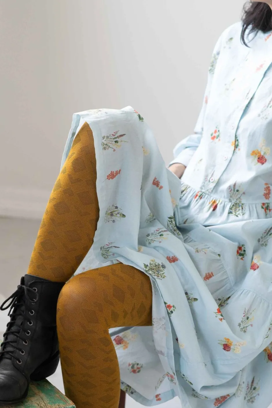 ingrid_dress_wildflowers_organic_cotton_6.webp Cheap Lazybones Ingrid Dress Wildflowers *Organic Cotton