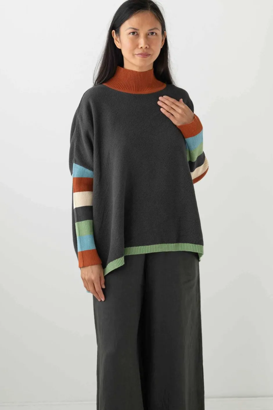 josie_jumper_charcoal_5.webp Online Lazybones Josie Jumper Charcoal