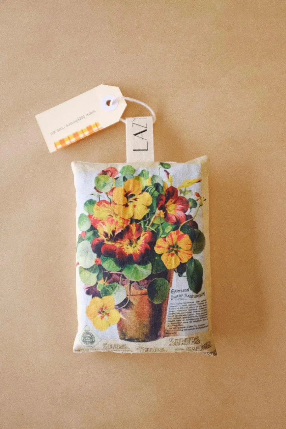 Cheap Lazybones Nasturtium - Orange & Clove Scented Sachet