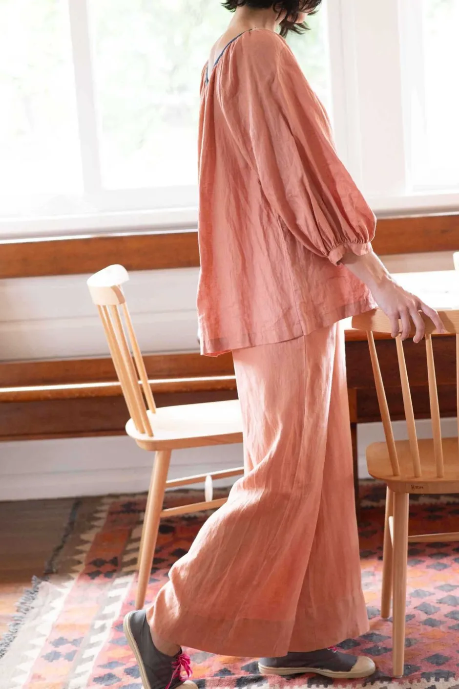 ollie_pants_in_clay_2.webp Sale Lazybones Ollie Pants In Clay