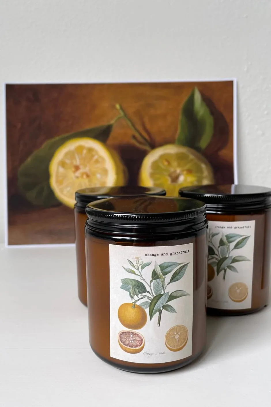 Fashion Lazybones Orange And Grapefruit Candle