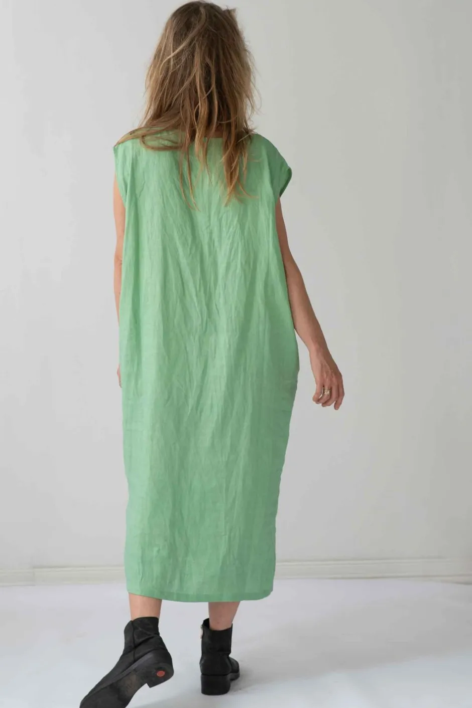 polly_dress_greengage_4.webp Discount Lazybones Polly Dress Greengage