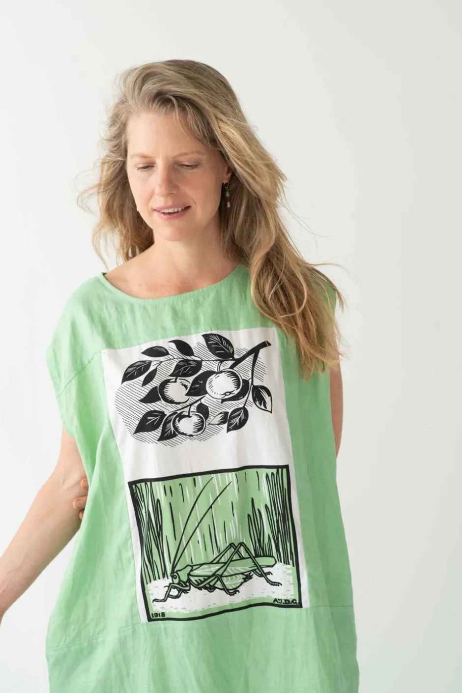 polly_dress_greengage_5.webp Discount Lazybones Polly Dress Greengage