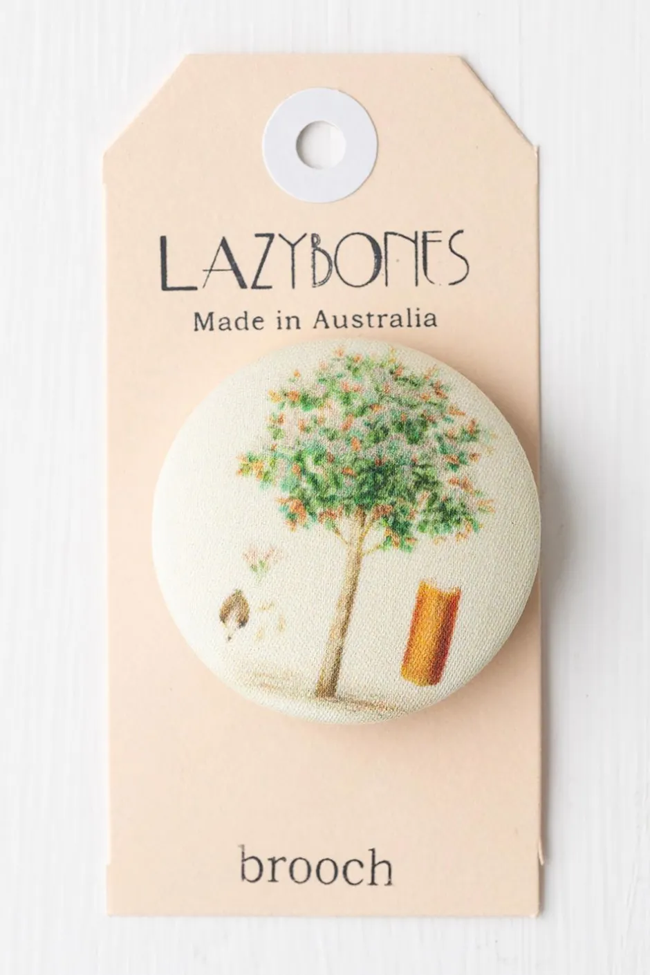 Store Lazybones Quinquina Brooch