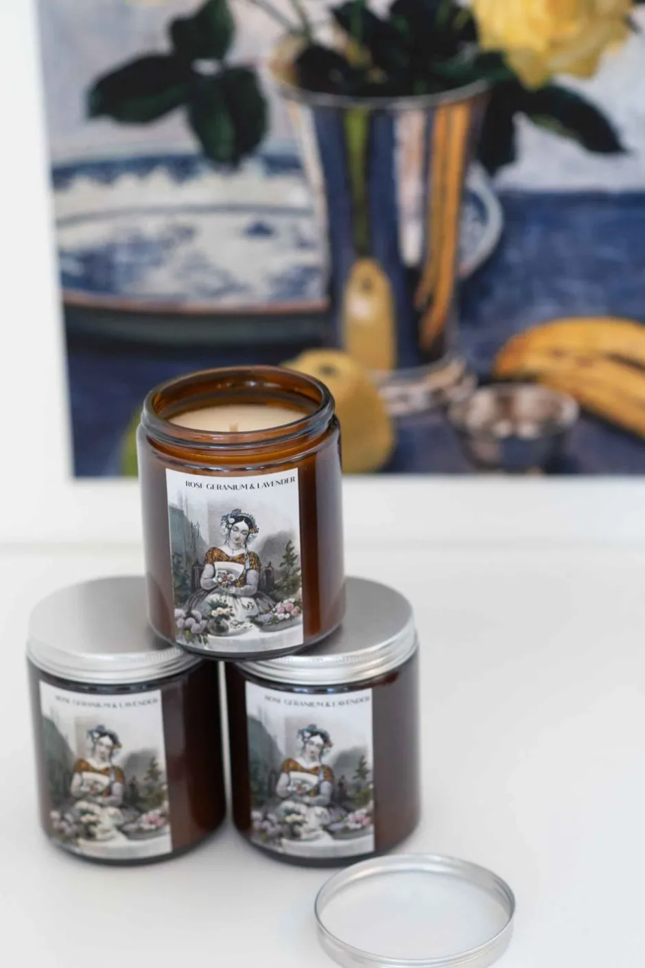 Best Sale Lazybones Rose Geranium & Lavender Soy Candle