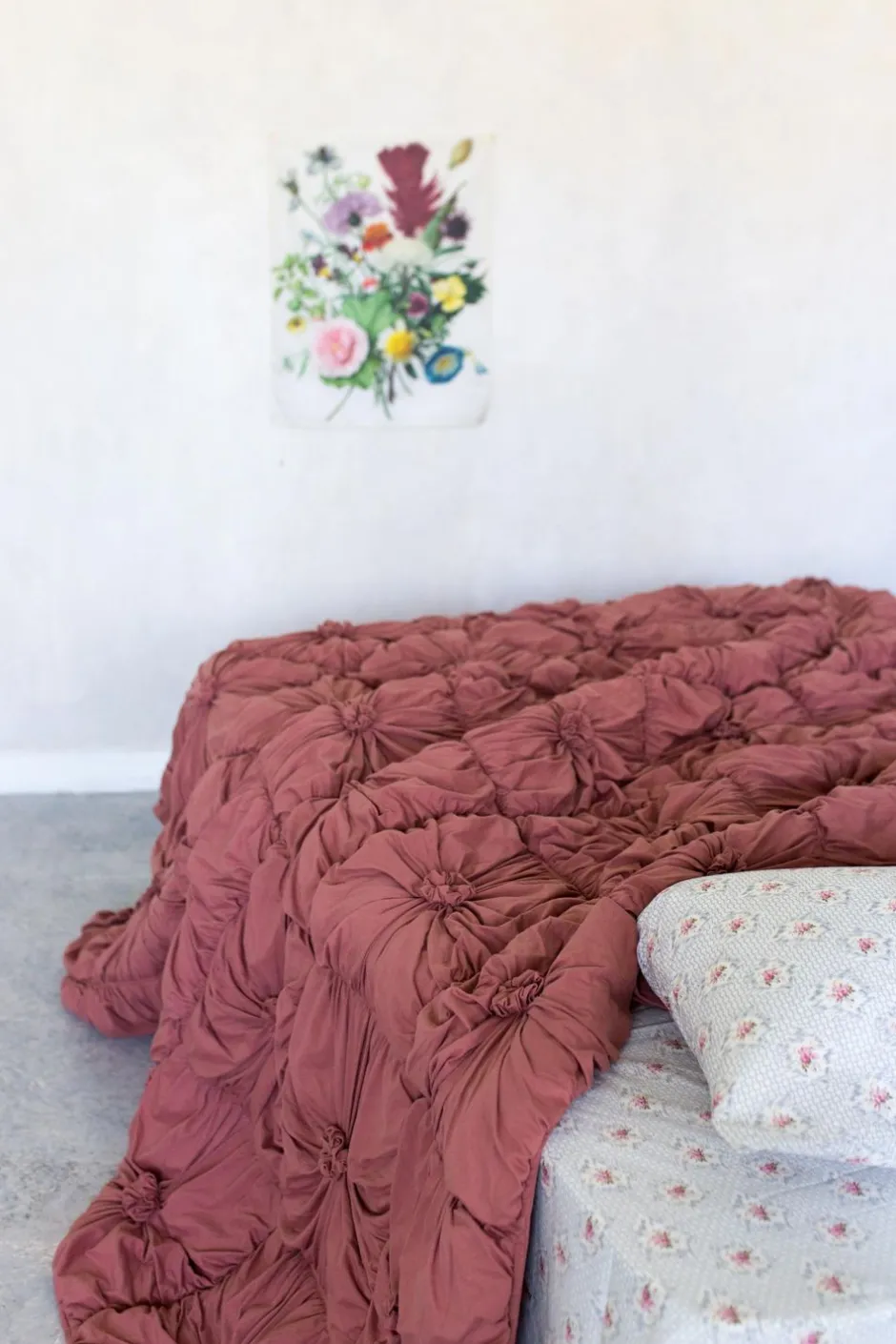 rosette_quilt_in_cedar_organic_cotton_4.webp New Lazybones Rosette Quilt In Cedar *Organic Cotton