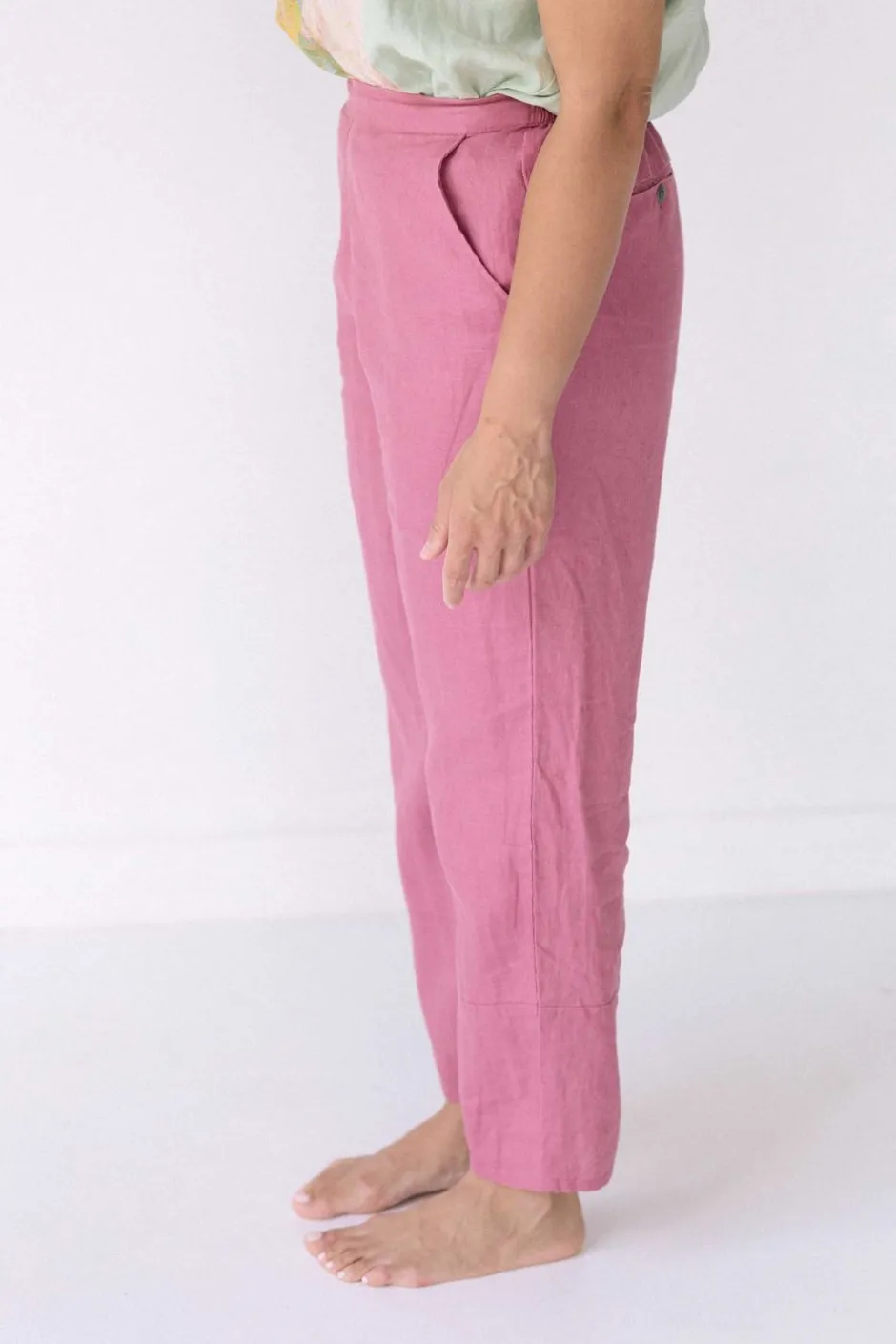 sara_linen_pant_in_rose_3.webp Flash Sale Lazybones Sara Linen Pant In Rose