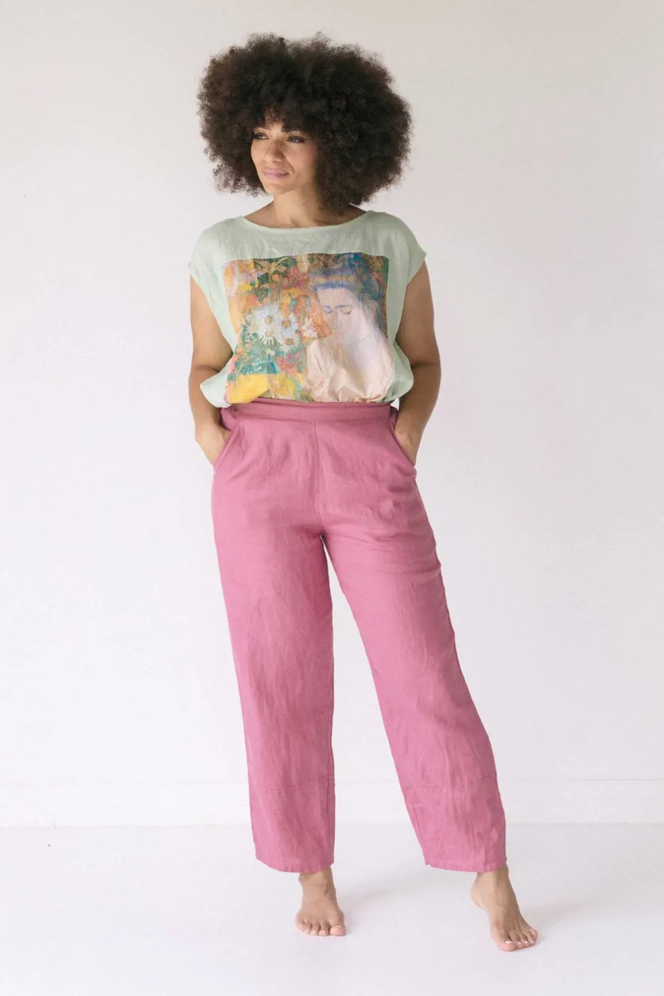 sara_linen_pant_in_rose_4.webp Flash Sale Lazybones Sara Linen Pant In Rose