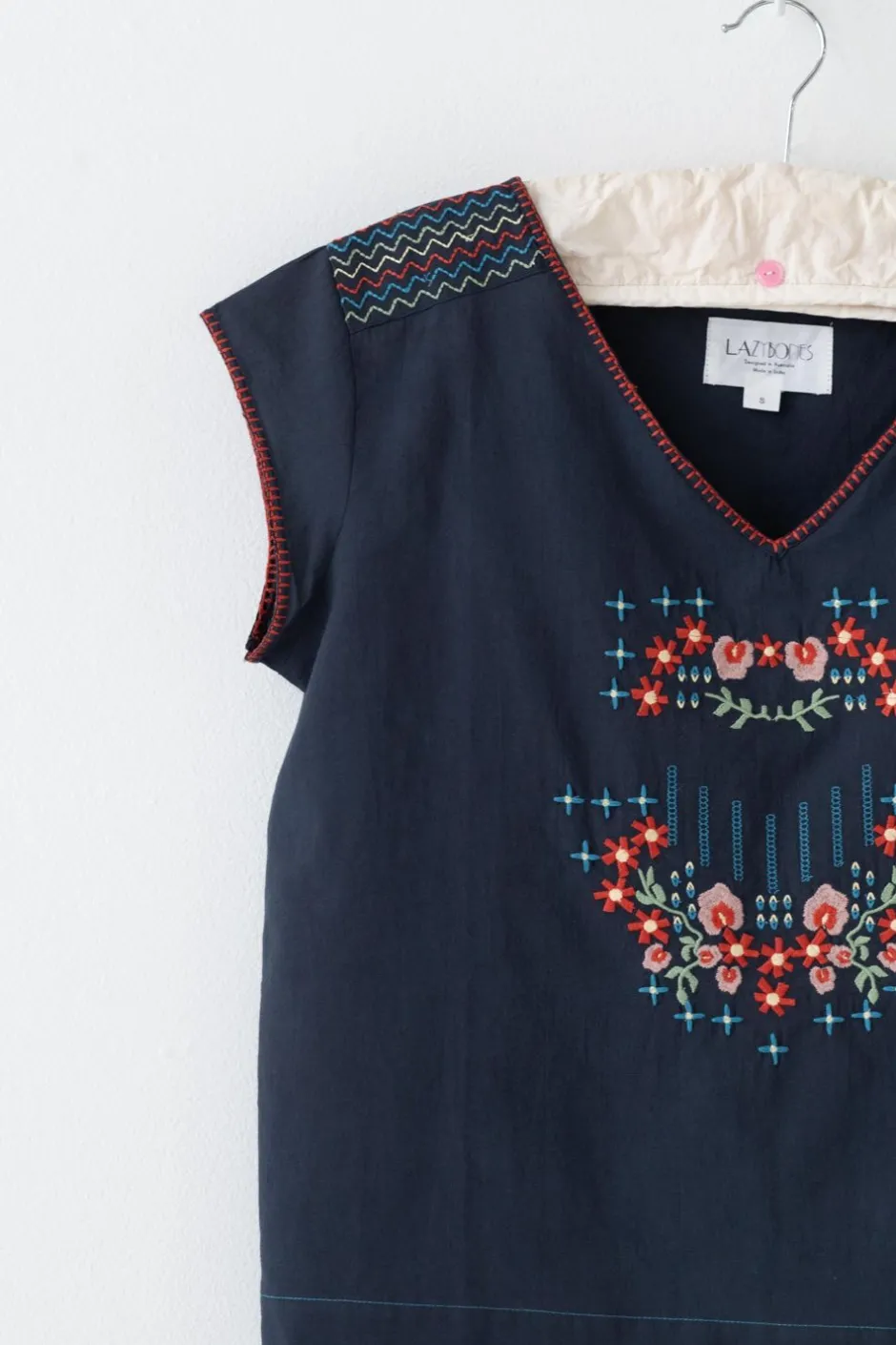 sarah_top_parisian_blue_3.webp Fashion Lazybones Sarah Top Parisian Blue