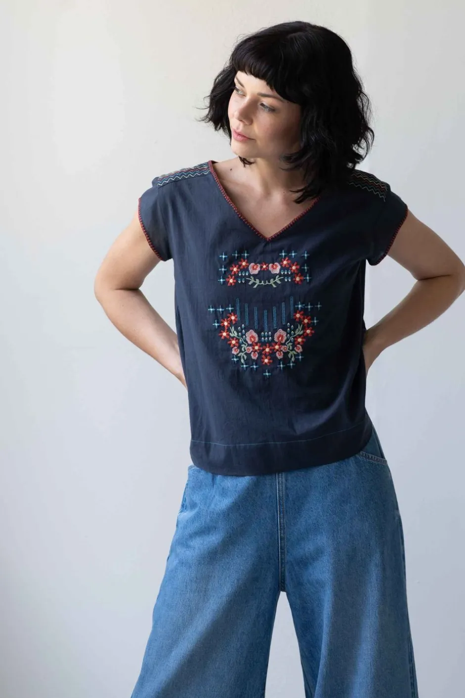 sarah_top_parisian_blue_7.webp Fashion Lazybones Sarah Top Parisian Blue