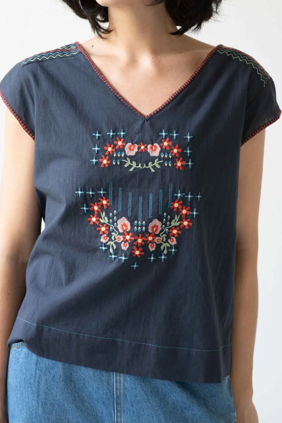 sarah_top_parisian_blue_8.webp Fashion Lazybones Sarah Top Parisian Blue