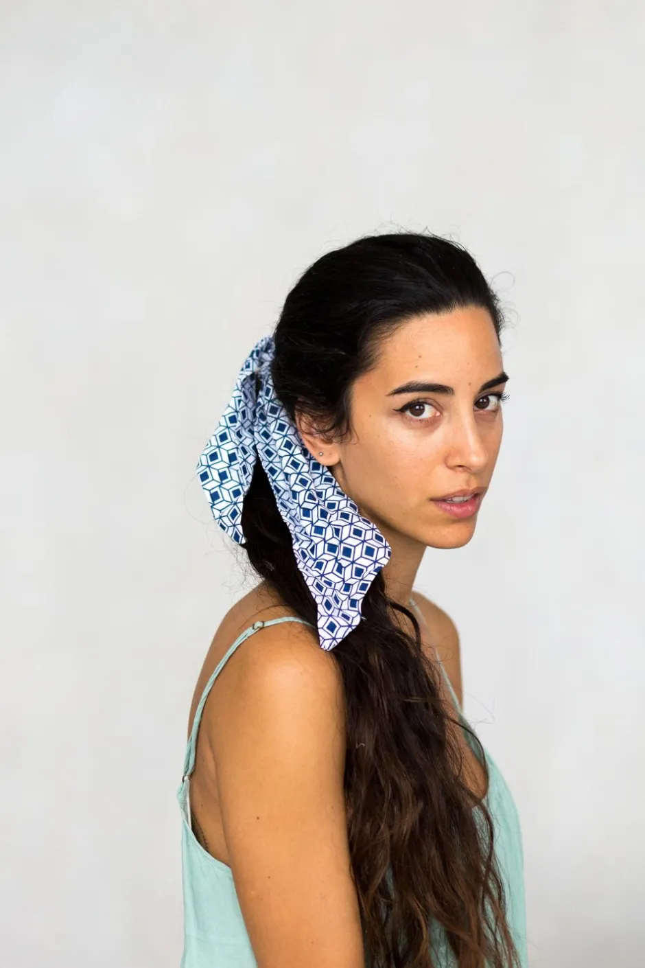 Outlet Lazybones Scrunchie Scarf In Diamond